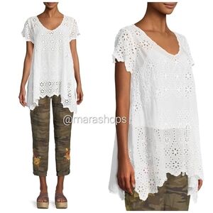 Johnny Was Pippa Lace Tunic Shirt